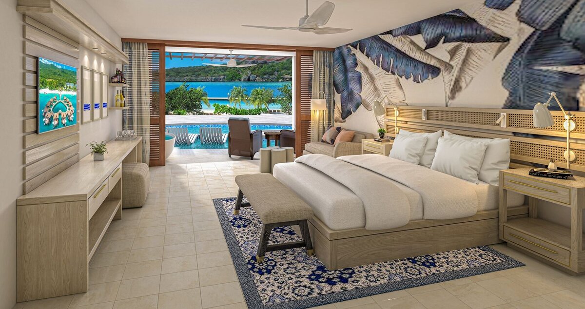 Sandals Royal Curacao, Sunchi Beachfront Junior Suite