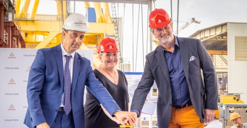 Cunard completes keel-laying for Queen Anne
