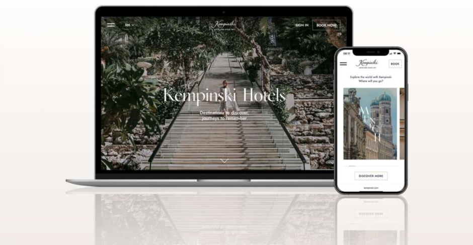 Kempinski Hotels marks 125th anniversary with new web design