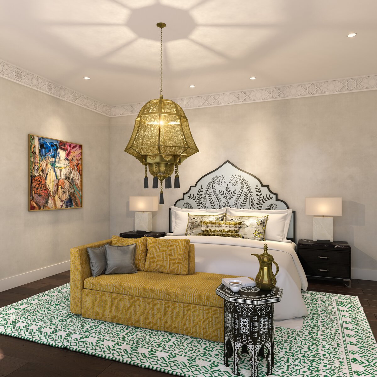 Fairmont Tazi Palace Tangier, VIP Room master bedroom